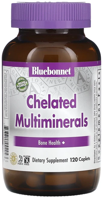 Bluebonnet Nutrition 킬레이트 복합미네랄 고효능 120정, BluebonnetNutrition킬레이트복합미네랄고효, 1개 - 쿠팡
