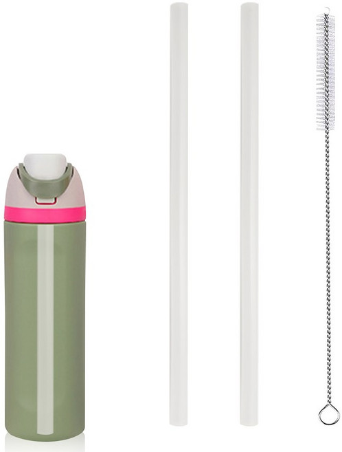 OWALA 24OZ 32OZ용 청소용 호환되는 병과 가능한 재사용 FREESIP 포함된 빨대 액세서리 교체 브러시가, Clear 3pcs