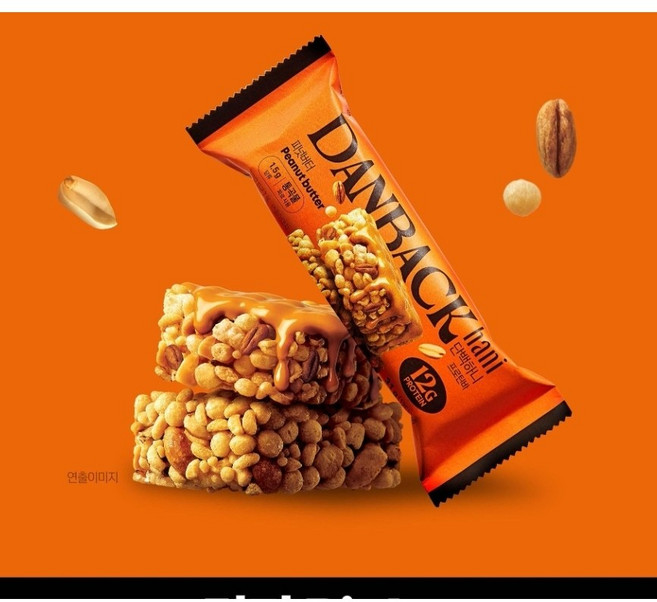 단백하니 프로틴바 피넛버터맛, 6개, 33g