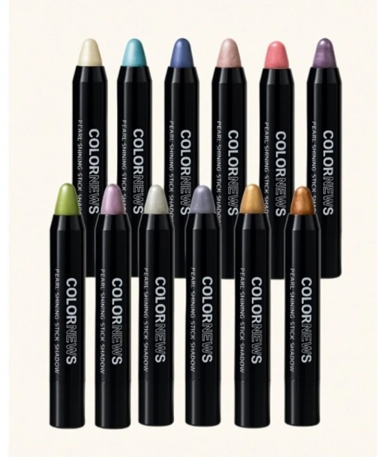 [1+1] COLOR NEWS 펄 샤이닝 스틱섀도우, 2개, 퍼플 헤이즈 - 쿠팡