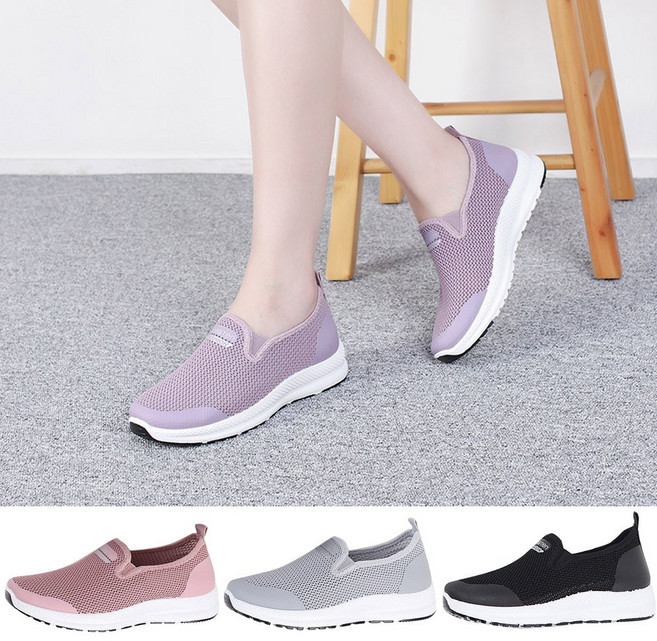 행텐 HT-388 여성용 메쉬슬립온 메쉬스니커즈