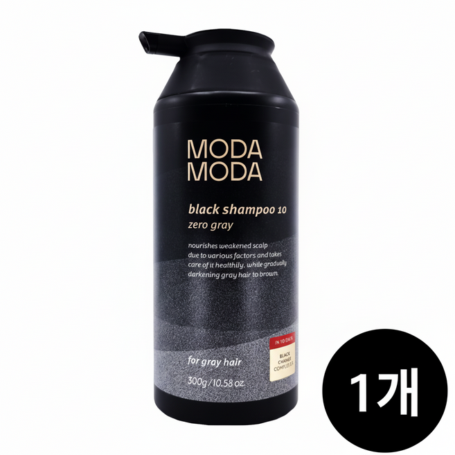 모다모다 시즌3 블랙 흰머리 염색, 300g, 1개