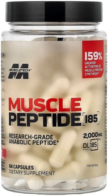 MuscleTech Muscle Peptide 185 캡슐 84정(캡슐 1정당 666mg) MSC-61077, MuscleTech, 머슬 펩타이드 185, 캡슐 84, 1개, 84정 - 쿠팡