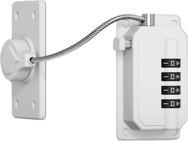 메라빌리아 락앤픽 잠금 장치 부착형 화이트, 1개