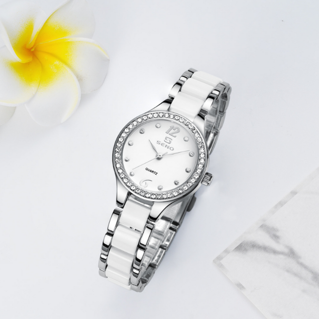 여성 럭셔리 세라믹 고급 손목시계