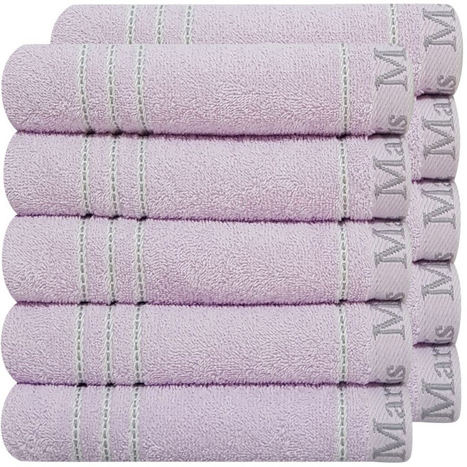 영신타올 루이마틴런닝 타올 135g 면사, 보라, 10개