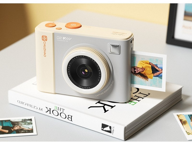 폴라로이드 즉석카메라 미니 필름카메라 즉석인화, 폴라로이드 + 포토지 10매, D2 베이지 그레이