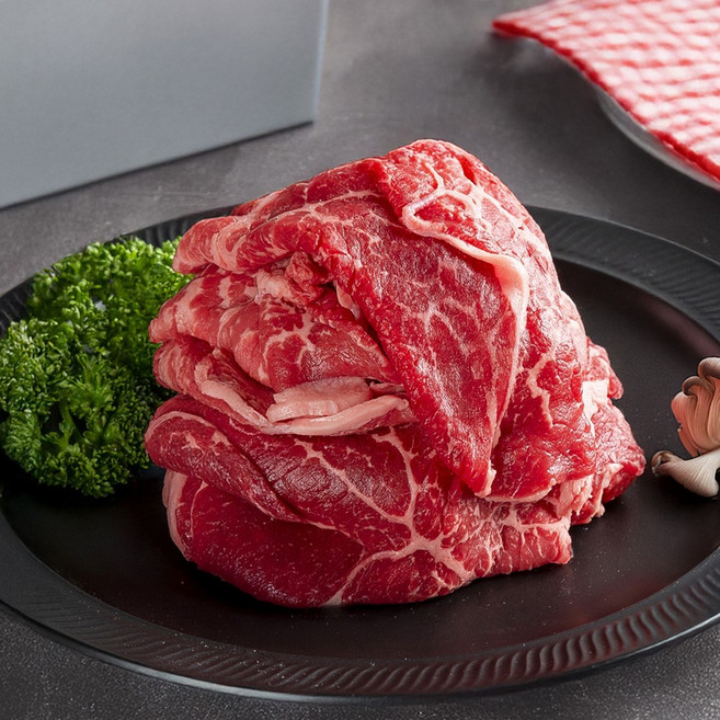 [마장동한우] 투뿔 한우 1++ 등급 한우불고기 500g 1개