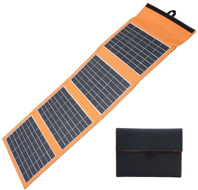 RYNOVEX 태양광 패널 충전기 6V 휴대용 접이식 단결정 캠핑용 야외 낚시용 전지판 차량용 태양열 발전기 20W, 1개