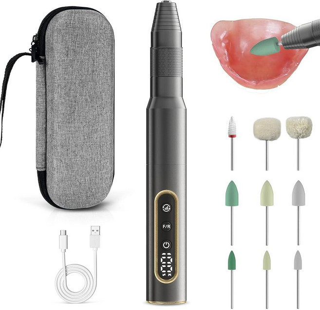 NewlyArt 무선 미니 폴리셔 30000RPM 휴대용 수리 및 청소 키트 아크릴 부드러운 라이너용 - 거친 가장자리를 매끄럽게 하고 얼룩을 제거하며 완벽한 마감 아빠, NewlyArt 무선 미니 폴리셔, 30000RPM 휴, 1