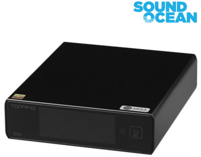 토핑 하이파이 USB 덱 컨버터 헤드폰 앰프 TOPPING HI-FI USB DAC Converter, E50 블랙