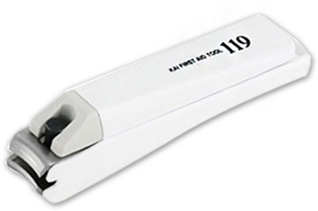 일본 KAI 카이손톱깎이 119(S) 손톱발톱깎이 네일케어, 1개, S