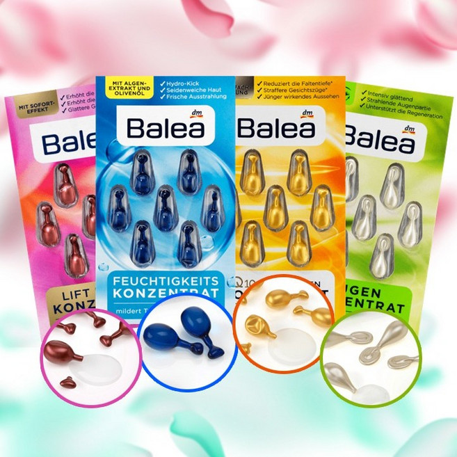 Balea 발레아 아이 수분 리프트 Q10 앰플 4종 정식수입, 1개