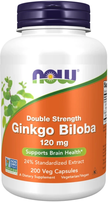 나우푸드 징코 빌로바 120mg 베지 캡슐, 200정, 1개 - 쿠팡