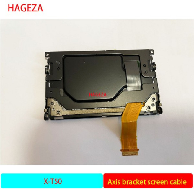 Fujifilm X-T50 축 브래킷 + LCD 스크린 케이블 카메라 교체 부품용
