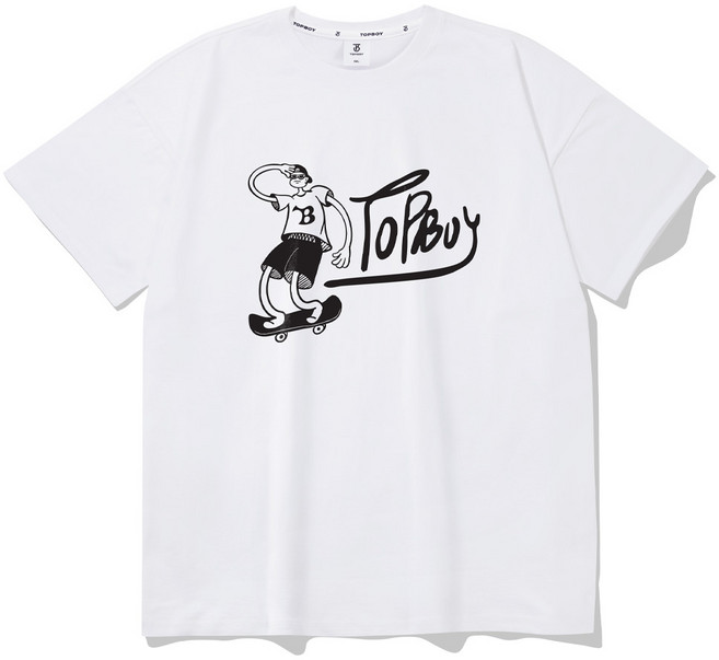 남여공용 20수 선글라스보더 그래픽 반팔 티셔츠 (PTT1022)