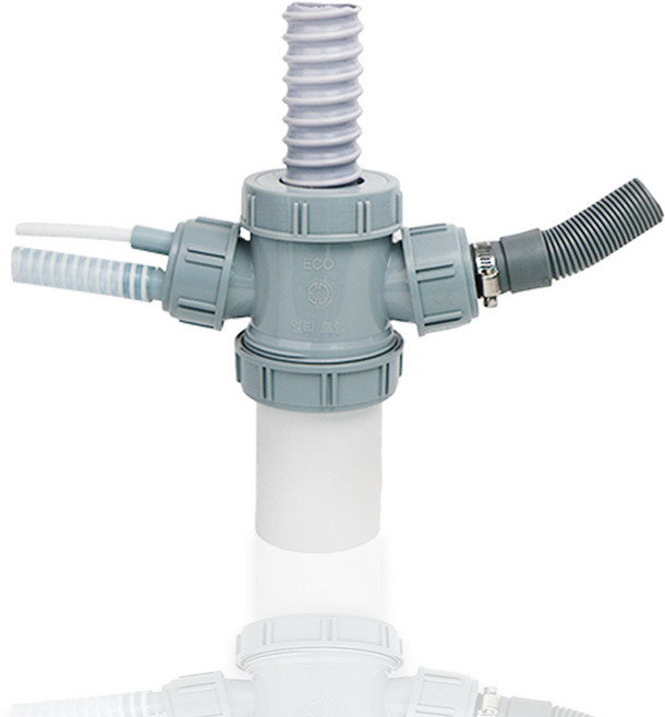 싱크대 배수구 냄새 차단 악취 방지캡 멀티트랩 하수구냄새 방지 트랩 돌출형 3구, 1개