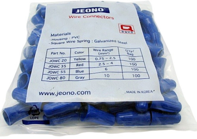 전오전기 와이어 콘넥터 케이블 전선 연결 커넥터 UL, 1개