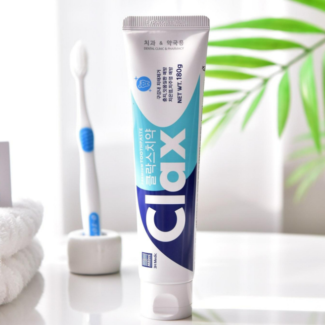 클락스 180g 시린이 임산부입덧 충치예방 치주염 멀티케어 무향 천연치약, 1개