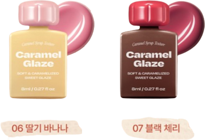 얼터너티브스테레오 립 포션 카라멜 글레이즈 06 딸기 바나나, 6개, 8ml