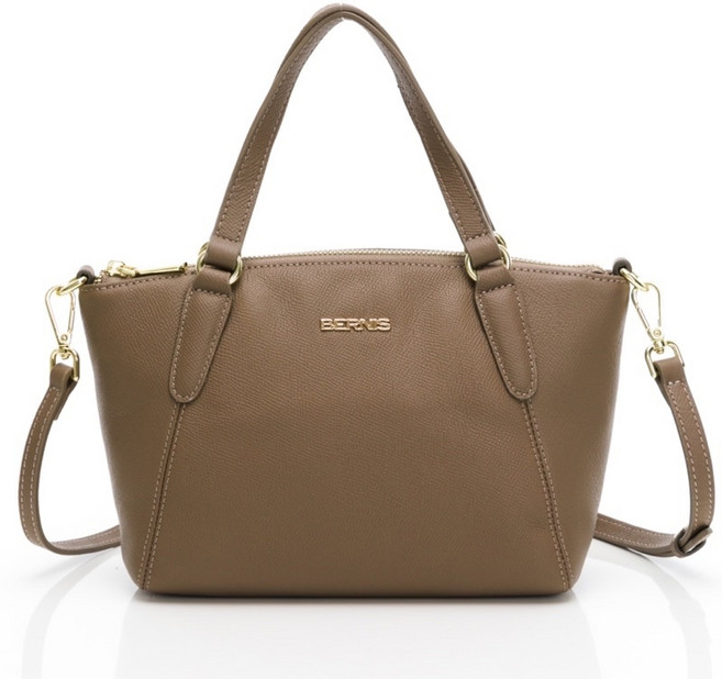 BERNIS 手掌紋系列 頭層牛皮兩用水餃包