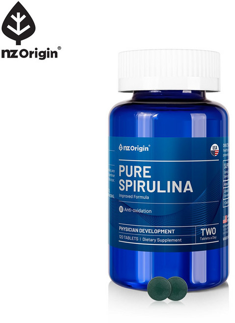 엔젯오리진 퓨어 스피루리나 60g, 2개, 120정