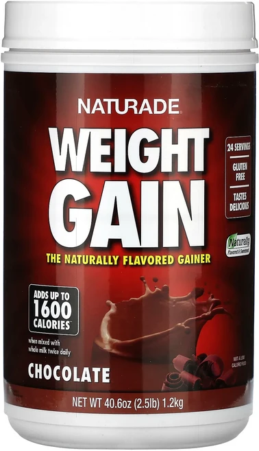 새해 건강을 선물하세요 Naturade 체중 증가 초콜릿 맛 1.2kg(2.5lb) 특별관리진행, Naturade 체중 증가 초콜릿 맛 12kg25lb, 1.2kg, 1개 - 쿠팡