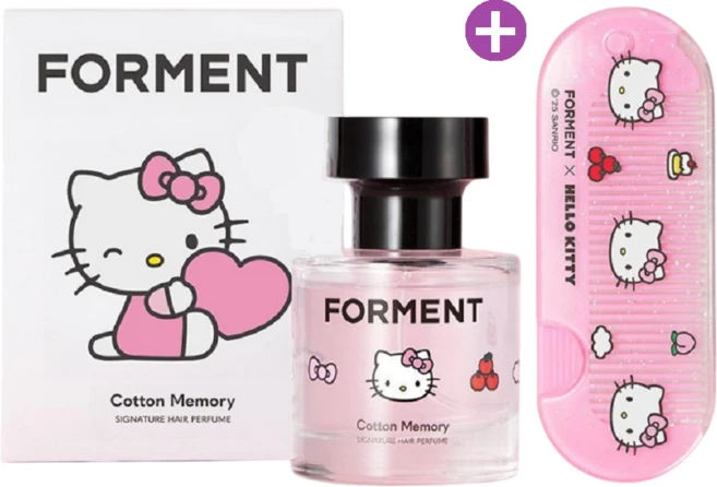 포맨트 헤어퍼퓸 헬로키티 코튼메모리향, 1개, 30ml - 쿠팡