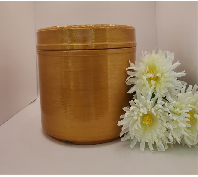 빗물.습기차단 황토 이중 유골함 개장. 매장.납골당 봉안당 석실묘 전용 유골함, 1개