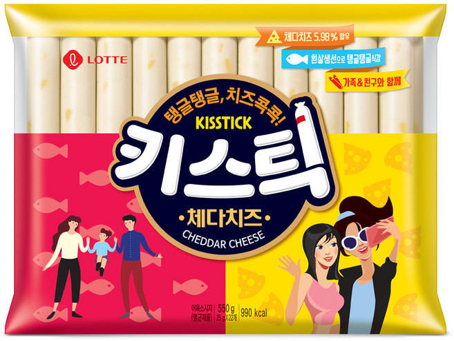 원하프키스틱 400G롯데푸드-1개, 1세트