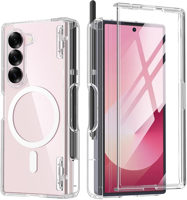 모보시 힌지 보호 펜커버 맥세이프 슬림 풀커버 휴대폰 케이스