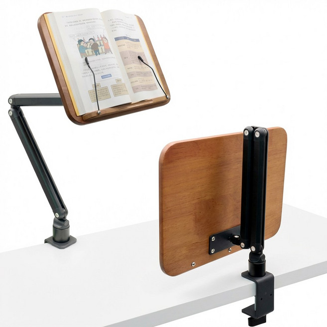 비상 클램프 모니터암 높이 각도 조절 테이블 독서대 태블릿 아이패드 거치대