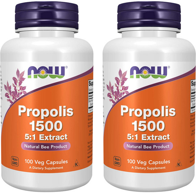 나우푸드 프로폴리스 1500mg 100캡슐, 100정, 2개