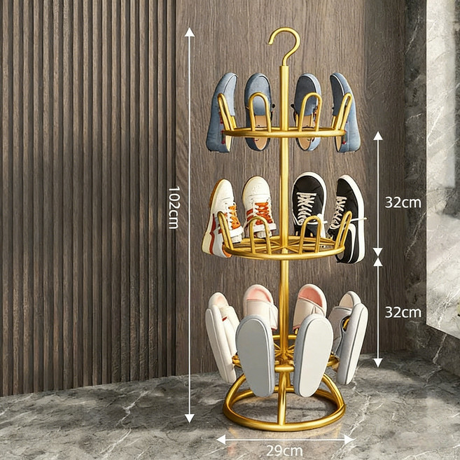 신발 운동화 신발 건조걸이 신발걸이 대용량 걸이형, 금색