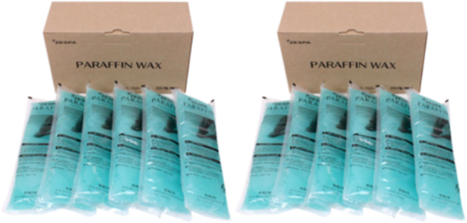 제스파 파라핀왁스 블루, 12개, 블루믹스