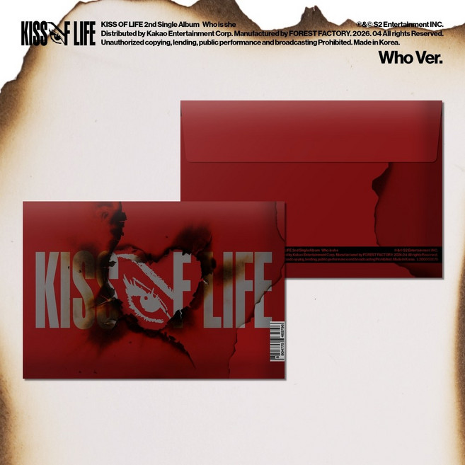 (CD) 키스 오브 라이프 (Kiss Of Life) - Who Is She (2nd Single) (Who Ver.)