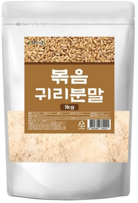 볶음 귀리 분말 가루 캐나다산, 1개, 1kg