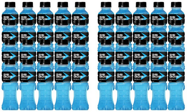 파워에이드 마운틴 355ml 40페트 (20페트 x 2박스) 이온음료 스포츠음료 동호회 체육대회, 40개