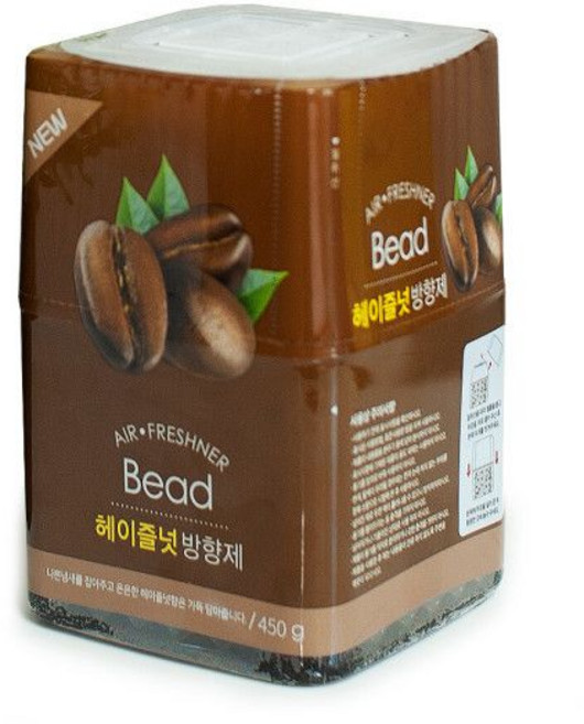 에어프레쉬 bead 헤이즐넛 방향제 냄새제거 차량용방향제 화장실방향제 실내방향제 탈취제 디퓨져 에어프레