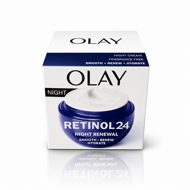 Olay Retinol24 Night Renewal 야간피부 재생용 나이트 크림, 1개, 50g