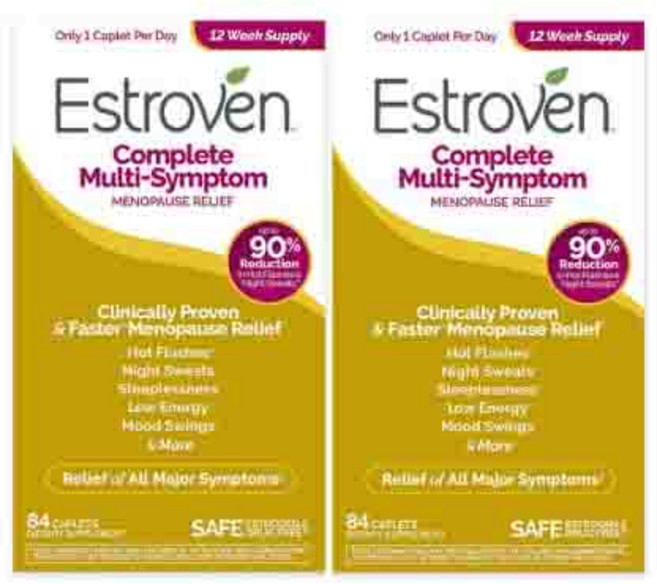 에스트로벤 여성 갱년기 영양제 84정 x2박스, 2개