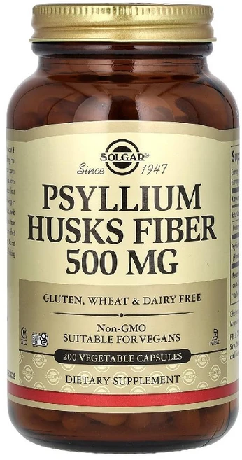 솔가 차전차피 실리엄 허스크 500mg 200 베지캡슐, 1개, 500정 - 쿠팡