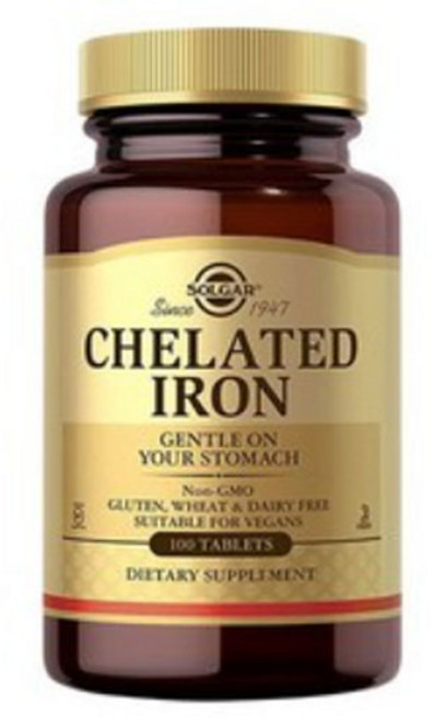 솔가 킬레이티드 아연 아연제 25mg 100정 Chelated Iron, 1개