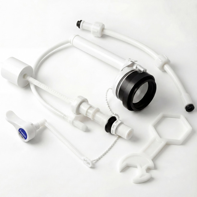 뷰몰 국산 양변기부속품 + 조립 공구 세트, 전면내림형