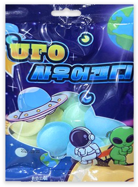 UFO 사우어캔디 낱개, 1개, 30g