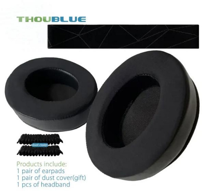 THOUBLUE-스틸시리즈 Arctis 7 7p 9 9X 프로 이어폰 교체용 이어 패드 메모리폼 커버 이어패드 헤드폰, [23] 6 and band2, 1개