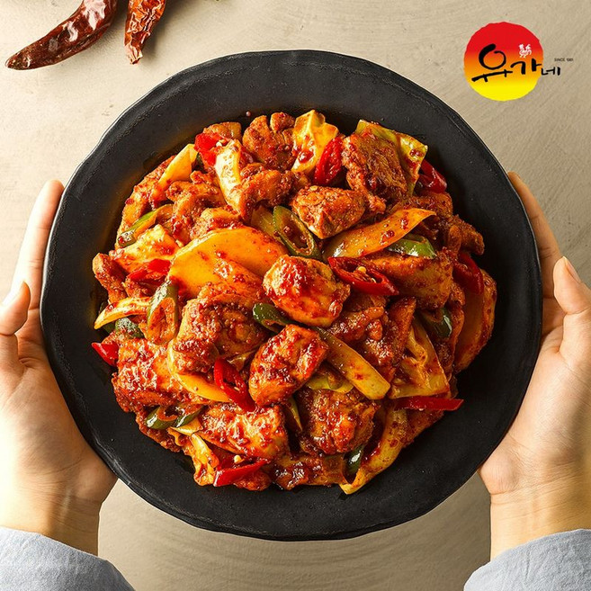 유가네 닭갈비 600g 4팩 팩당 2 3인분, 4개
