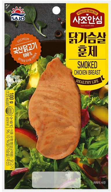 대림 사조안심 닭가슴살 훈제 100g 10개