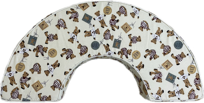 C자형 폴리우레탄 수유쿠션 베어