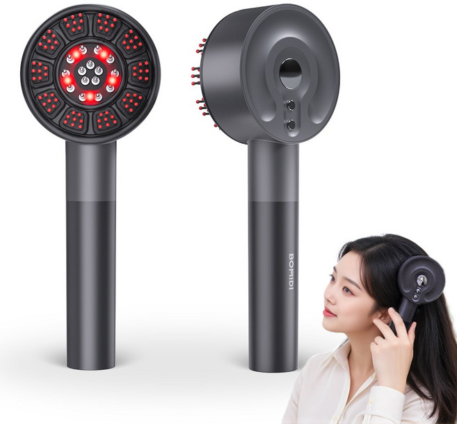 보미디 EMS 두피마사지기 헤어부스터 무선 진동 저주파 방수 두피관리기 선물세트 MG4